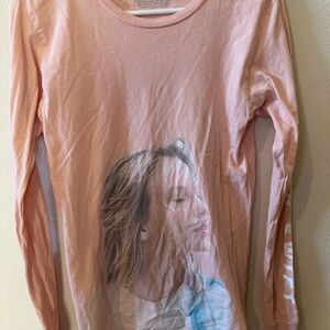 Taylor Swift Pink Long Sleeve Shirt